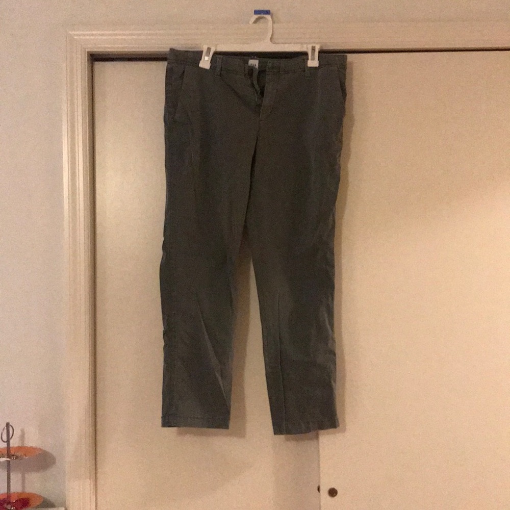 Green chinos